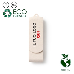 Chiavette USB in fibra di grano personalizzate - Kinox