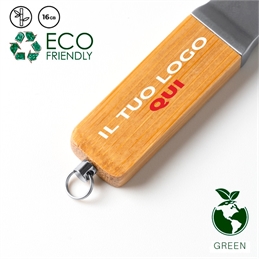 Chiavette USB in bambù personalizzate - Netix