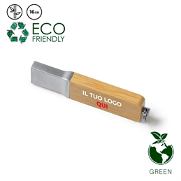 Chiavette USB in bambù personalizzate - Netix