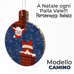 A Natale Ogni Palla Vale - Personaggi Natalizi - Camino