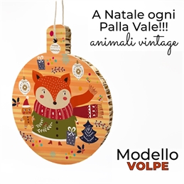 A Natale Ogni Palla Vale - Animali vintage - Volpe