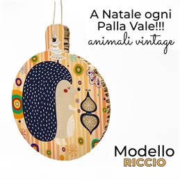 A Natale Ogni Palla Vale - Animali vintage - Riccio
