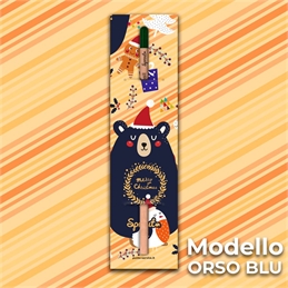 SPROUT - Animali Vintage - Xmas Edition - Orso Blu