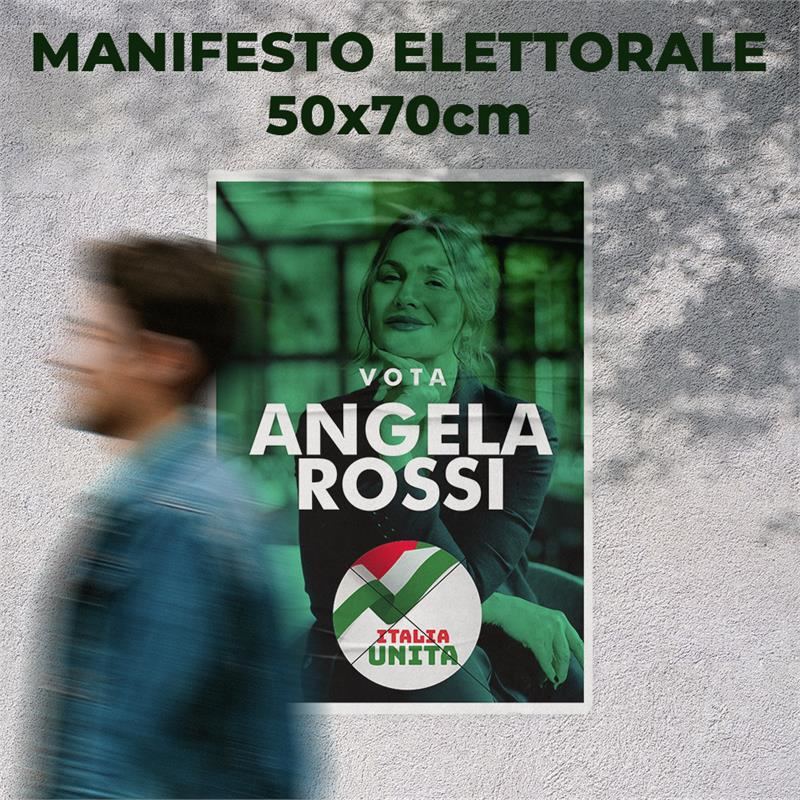 Manifesti Elettorali 50x70 cm - Stampa Fast 24h