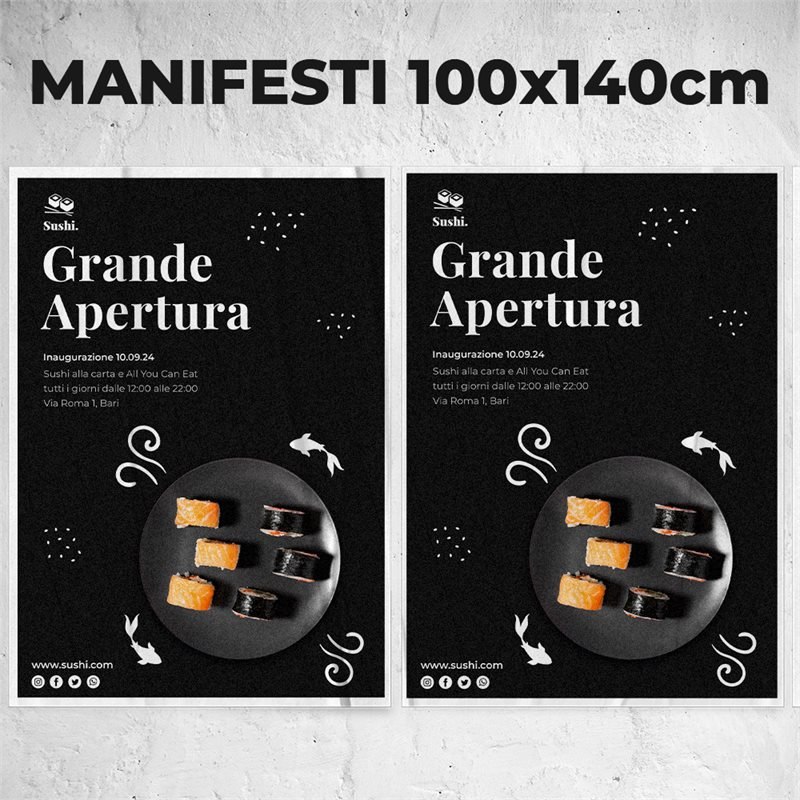 Manifesti 100x140 cm