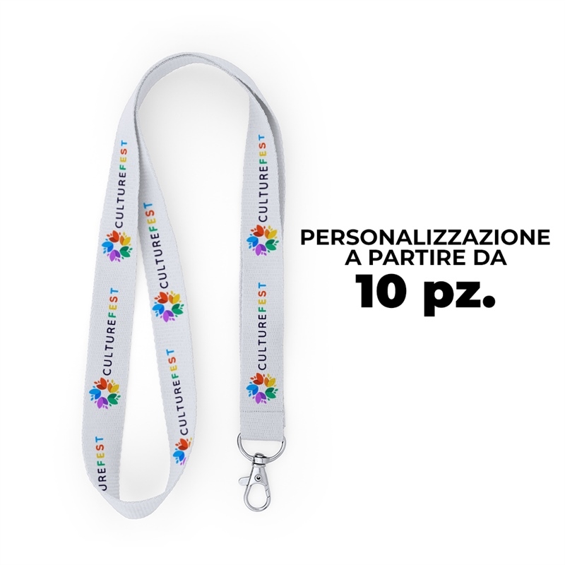 Lanyard con moschettone personalizzati