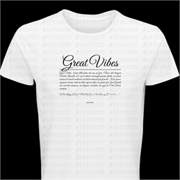 T-Shirt - Great Vibes