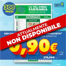 300 Calendari Personalizzati - Consigli del Farmacista 