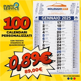 100 Calendari Olandesi Personalizzati