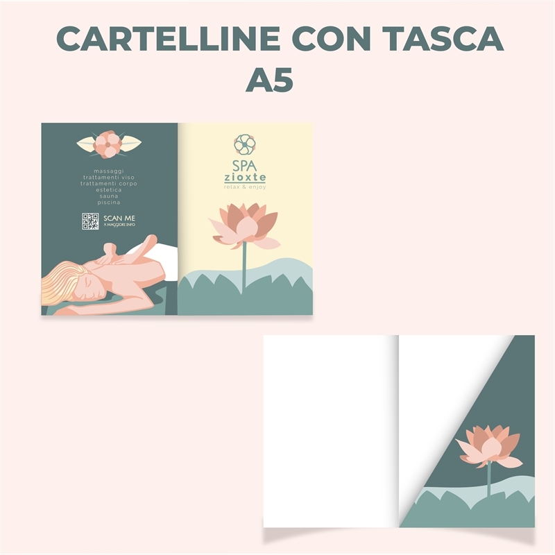 Cartelline A5 con Tasca
