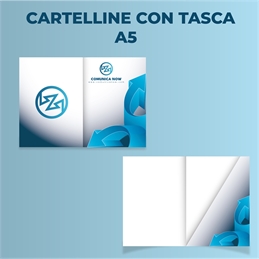 Cartelline A5 con Tasca