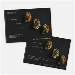 Flyer formato A4 - Testo in Braille