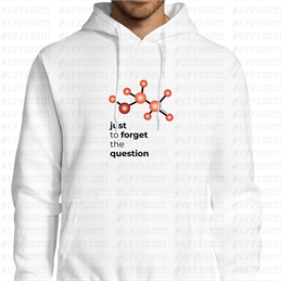 Felpa con Cappuccio - Just to Forget the Question