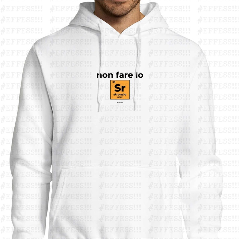 Felpa con Cappuccio - Non Fare lo Stronzio