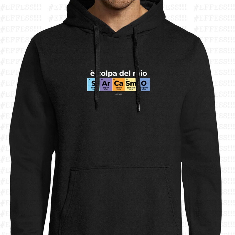 Felpa con Cappuccio - È colpa del mio sarcasmo