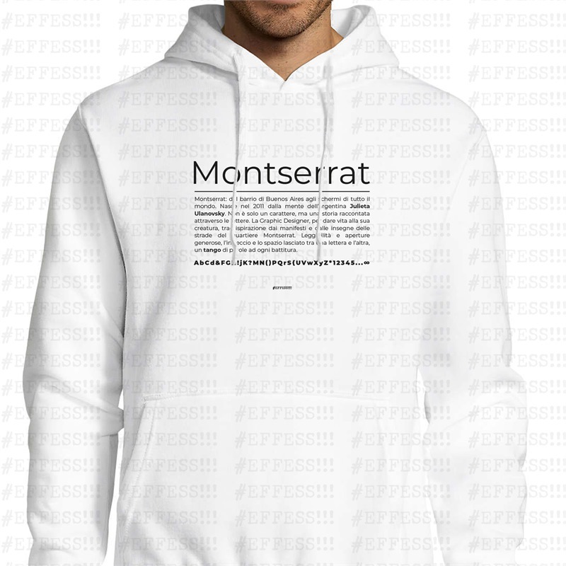 Felpa con Cappuccio - Montserrat