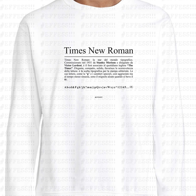 Felpa - Times New Roman Felpa - Times New Roman