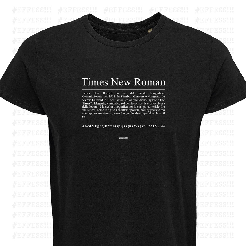 T-Shirt - Times New Roman