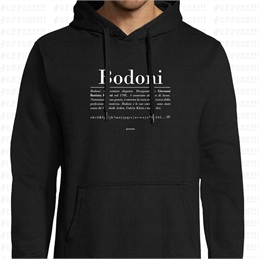 Felpa con Cappuccio - Bodoni