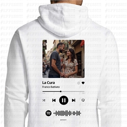 Felpa con cappuccio - San Valentino - CODICE SPOTIFY