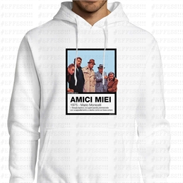Felpa con Cappuccio - Pantoni Cinematografici - Amici Miei - Pantone 636C