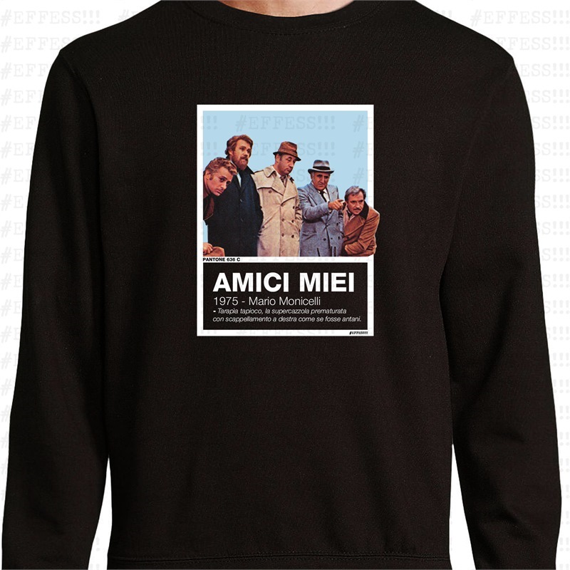 Felpa Pantoni Cinematografici - Amici Miei - Pantone 636C