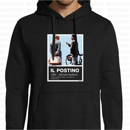 Felpa con Cappuccio - Pantoni Cinematografici - Il Postino - Pantone 2735C