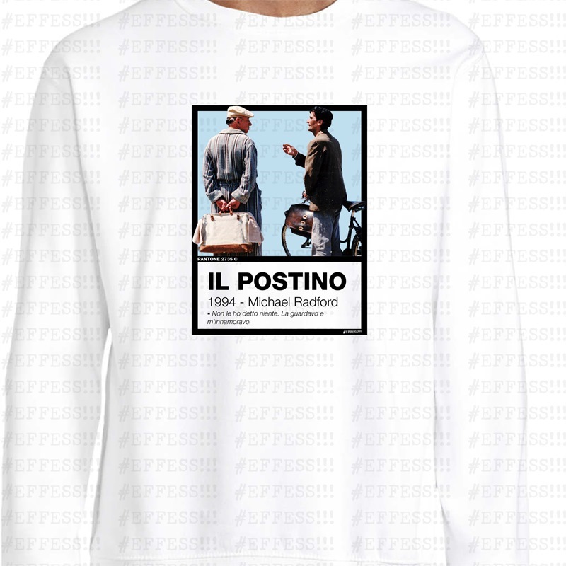 Felpa Pantoni Cinematografici - Il Postino - Pantone 2735C