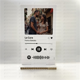 Targa Autoportante - San Valentino - CODICE SPOTIFY