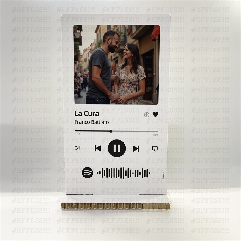 Targa Autoportante - San Valentino - CODICE SPOTIFY