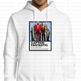 Felpa con Cappuccio - Pantoni Cinematografici - Captain Fantastic - Pantone 278C