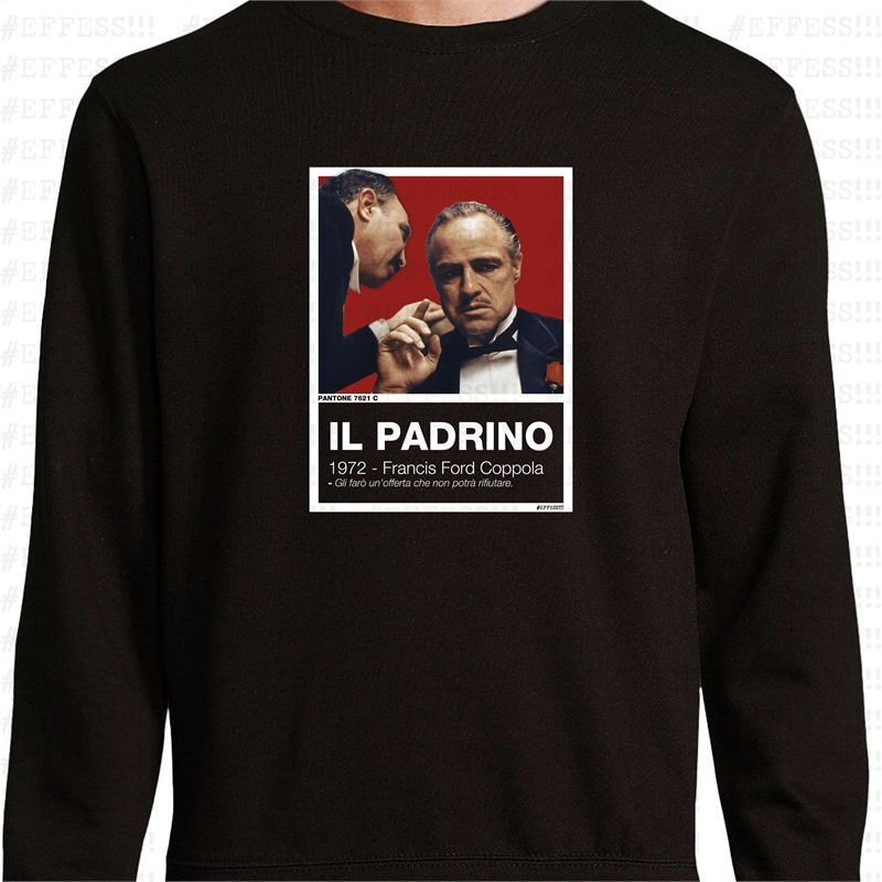 Felpa Pantoni Cinematografici - Il Padrino - Pantone 7621C