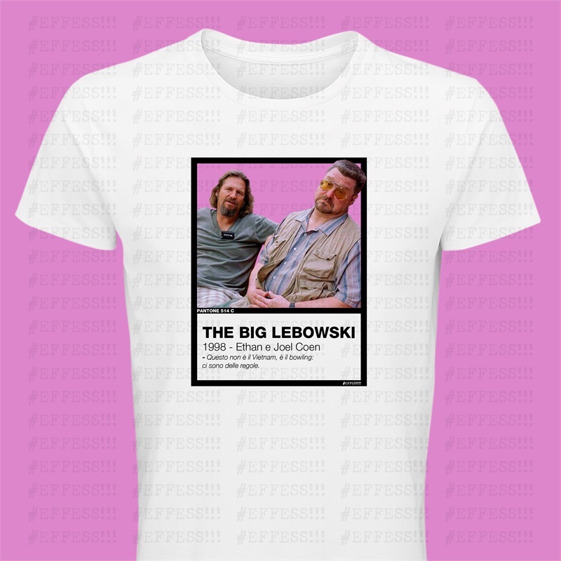 T-Shirt Pantoni Cinematografici - The Big Lebowski - Pantone 514C