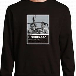 Felpa Pantoni Cinematografici - Il Sorpasso - Pantone 429C