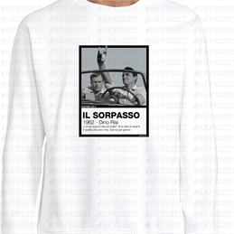 Felpa Pantoni Cinematografici - Il Sorpasso - Pantone 429C