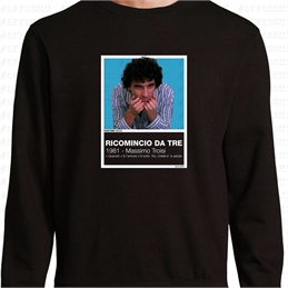 Felpa Pantoni Cinematografici - Ricomincio da Tre - Pantone 313C