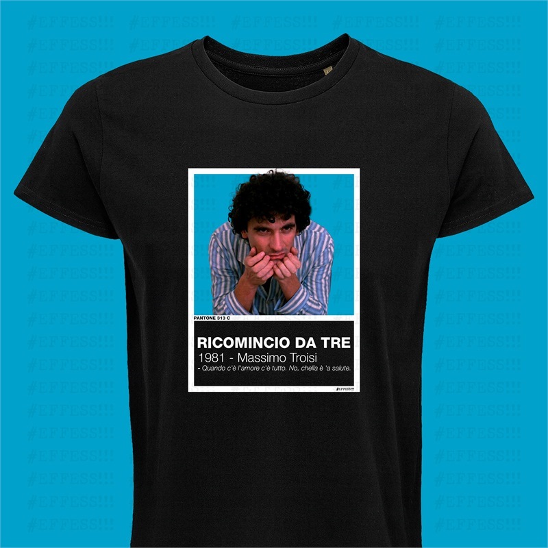 T-Shirt Pantoni Cinematografici - Ricomincio da Tre - Pantone 313C