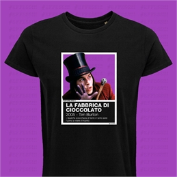 T-Shirt Pantoni Cinematografici - La Fabbrica di Cioccolato - Pantone 2582C