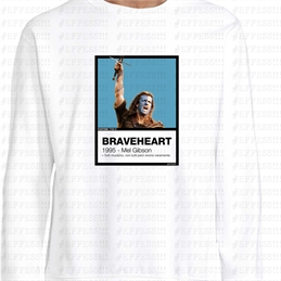 Felpa Pantoni Cinematografici - Braveheart - Pantone 7703C