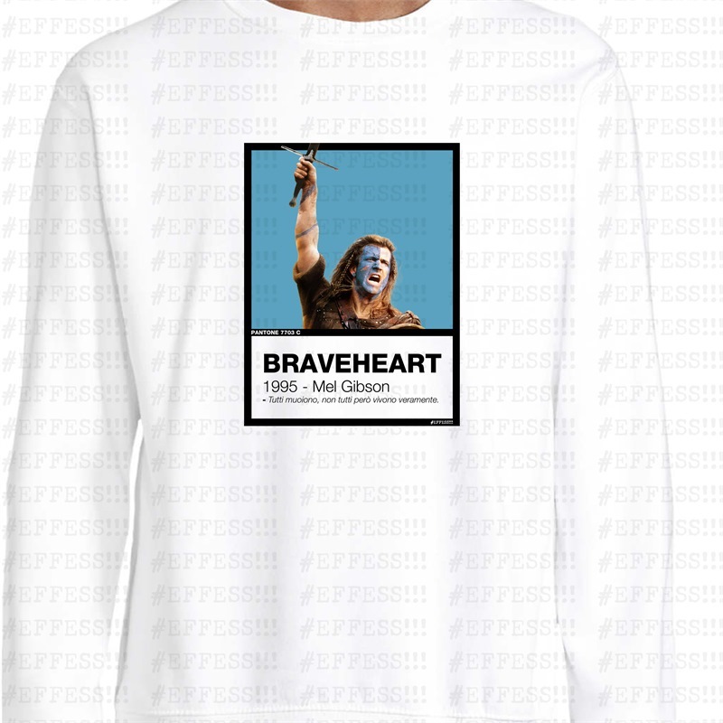 Felpa Pantoni Cinematografici - Braveheart - Pantone 7703C