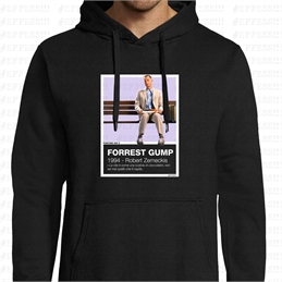 Felpa con Cappuccio - Pantoni Cinematografici - Forrest Gump - Pantone 665C