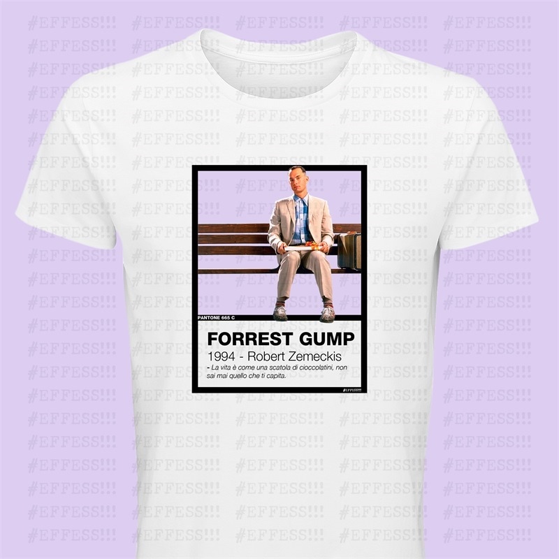 T-Shirt Pantoni Cinematografici - Forrest Gump - Pantone 665C