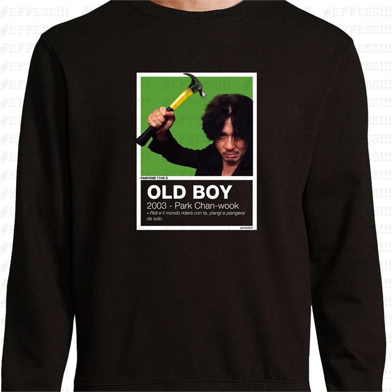 Felpa Pantoni Cinematografici - Old Boy - Pantone 7740C