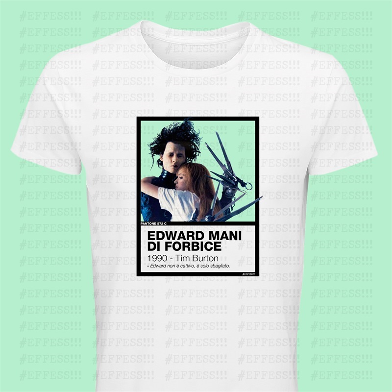 T-Shirt Pantoni Cinematografici - Edward Mani di Forbice