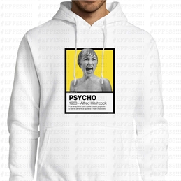 Felpa con Cappuccio - Pantoni Cinematografici - Psycho - Pantone 108C