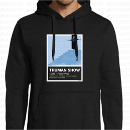 Felpa con Cappuccio - Pantoni Cinematografici - The Truman Show - Pantone 543C