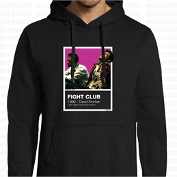 Felpa con Cappuccio - Pantoni Cinematografici - Fight Club - Pantone 225C