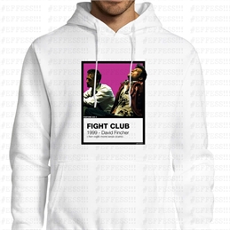 Felpa con Cappuccio - Pantoni Cinematografici - Fight Club - Pantone 225C