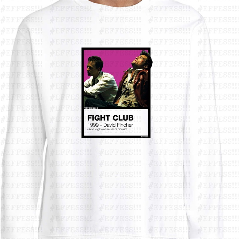 Felpa Pantoni Cinematografici - Fight Club - Pantone 225C