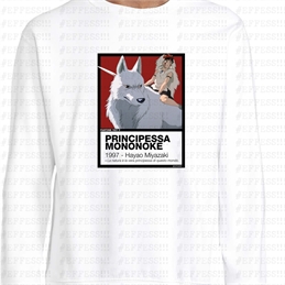 Felpa Pantoni Cinematografici - Principessa Mononoke - Pantone 7621C